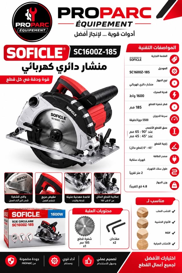 SCIE CIRCULAIRE 1600W