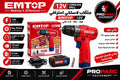 Perceuse sans fil EMTOP 12V