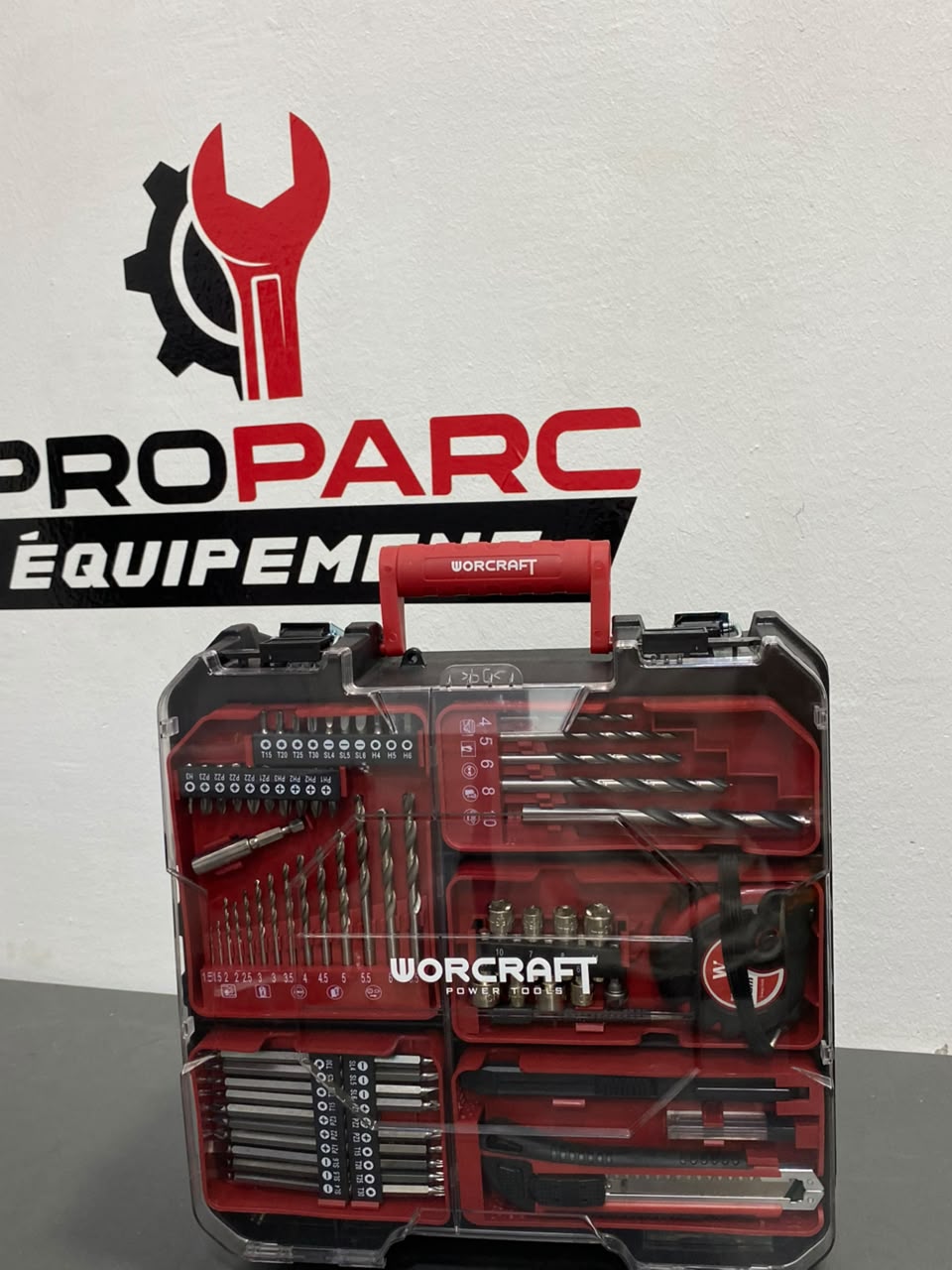 Perceuse Visseuse S/FIL KIT WORCARFT - CHD-s20 LIDM KIT + 2BAT 2A + 74 ACC