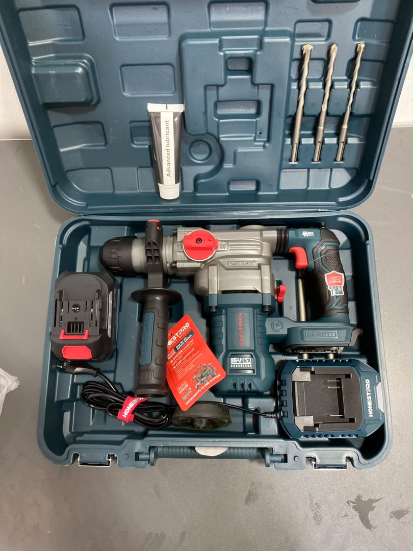 PERFORATEUR BRUSHLESS HONESTPRO 21V SDS PLUS 1BAT 4.0AH 4.5J