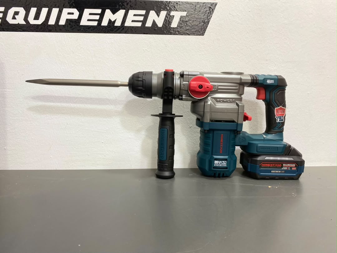 PERFORATEUR BRUSHLESS HONESTPRO 21V SDS PLUS 1BAT 4.0AH 4.5J