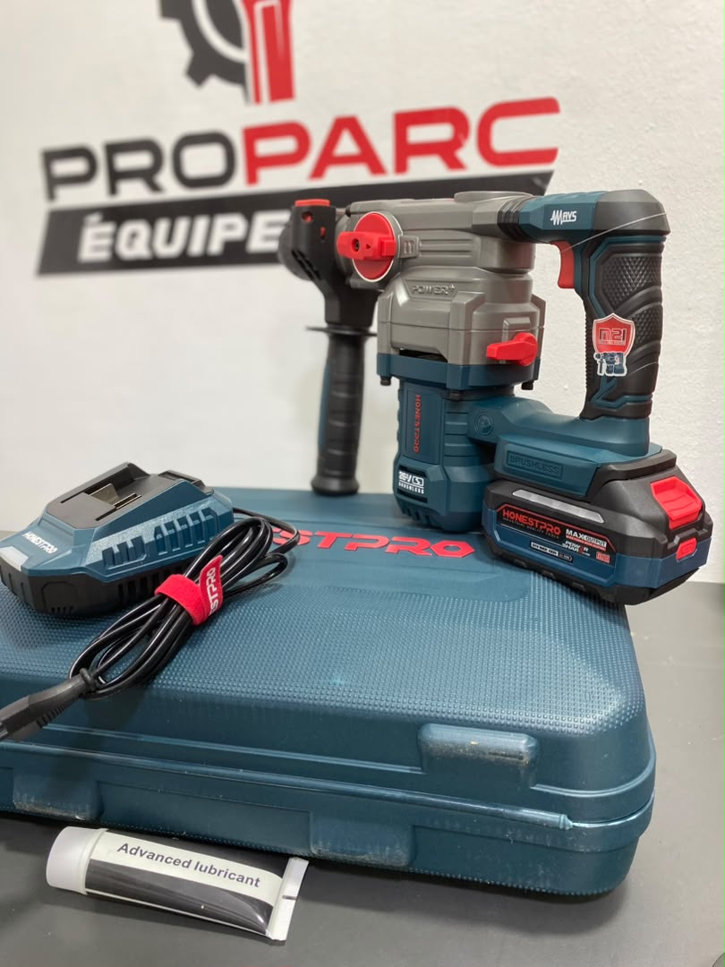 PERFORATEUR BRUSHLESS HONESTPRO 21V SDS PLUS 1BAT 4.0AH 4.5J
