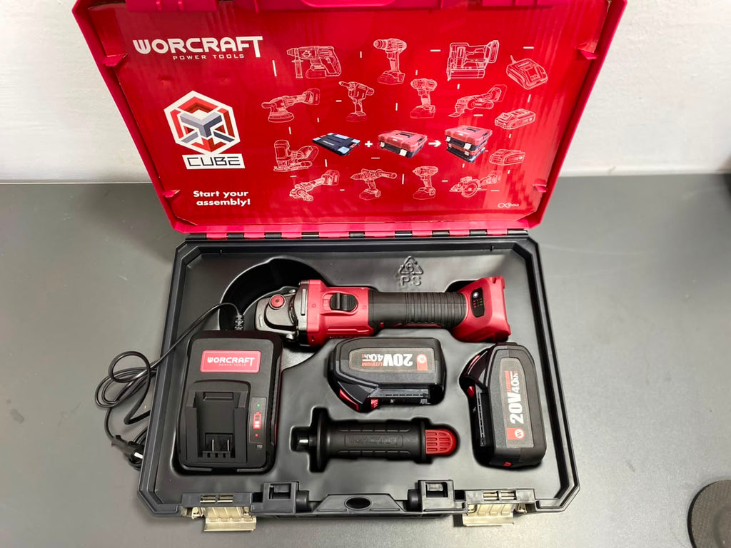 TRONCONNEUSE WORCRAFT 115 S/FIL XCUBE11 2BAT04AH KIT CAG-S20LIBS